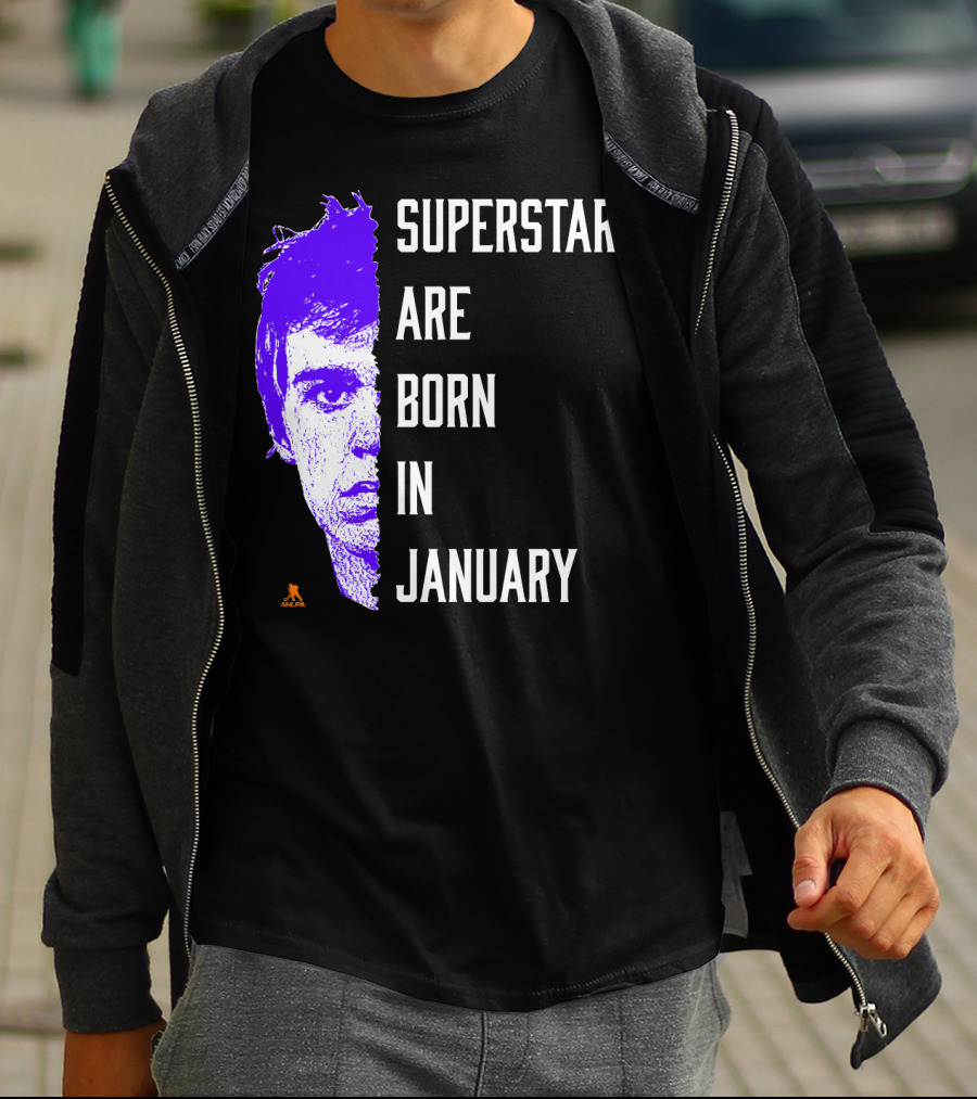 Connor McDavid Superstars Are Born In January NHL T-Shirt