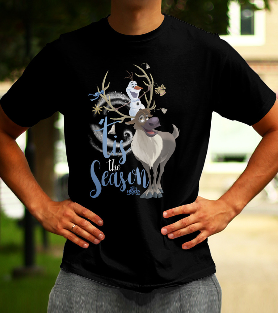 Tis The Season Disney Olaf Sven Olaf's Frozen Adventure T-Shirt