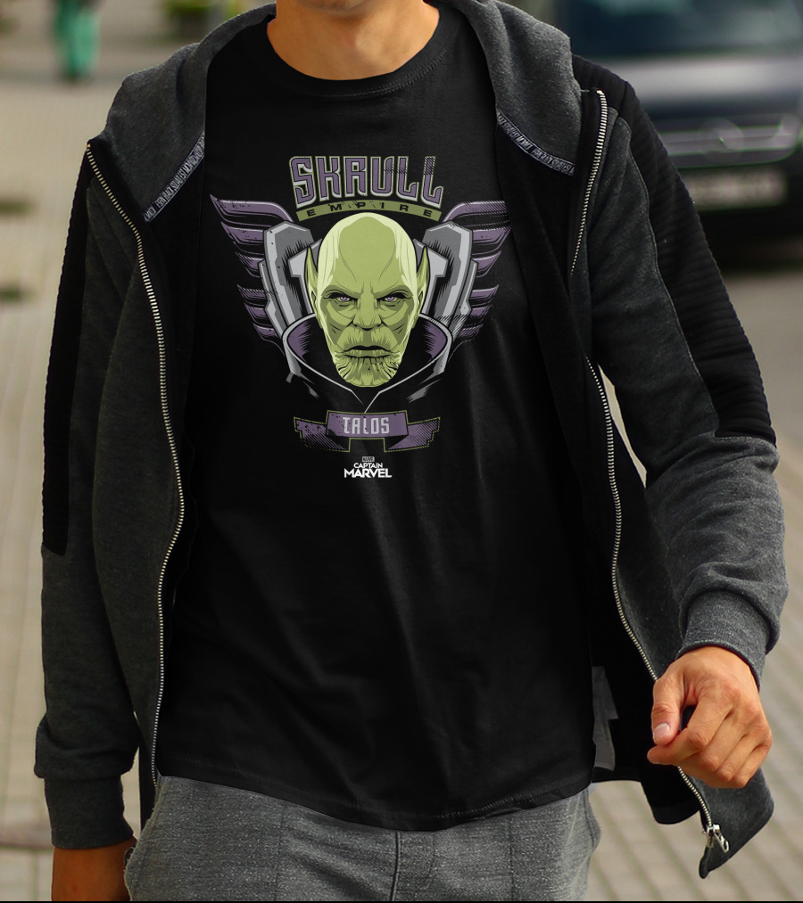 Marvel Captain Marvel Skrull Empire Talos Character T-Shirt