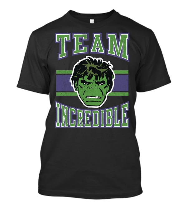 Marvel Classic Team Incredible Hulk Retro T-Shirt