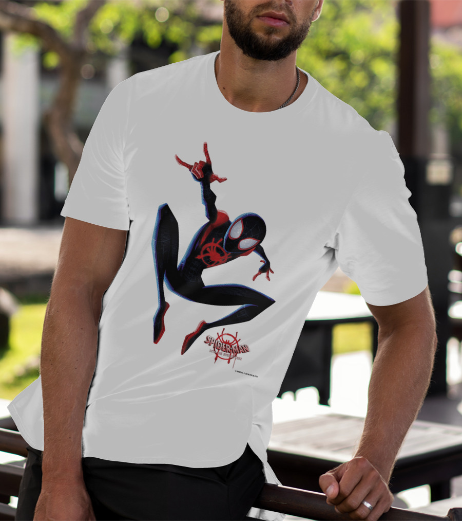 Spider-Man Into The Spiderverse Miles Morales Marvel T-Shirt