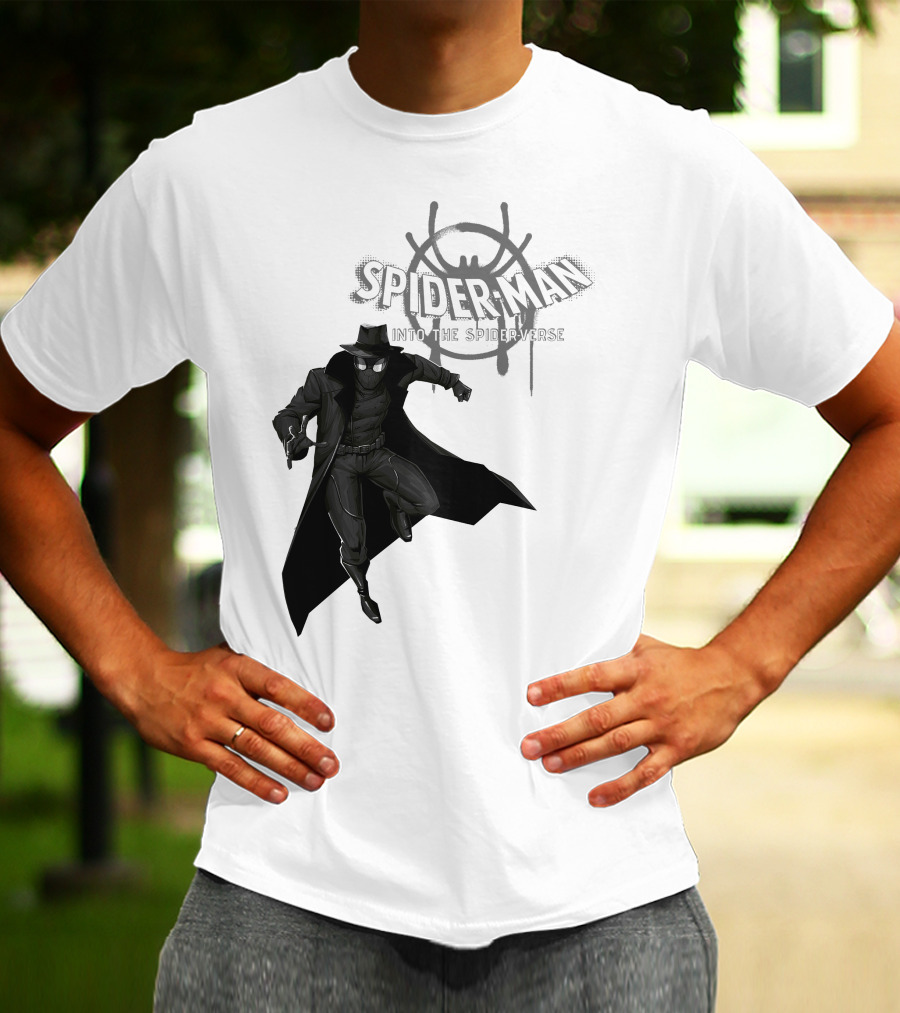 Marvel Spider-Man Into The Spider-Verse Noir T-Shirt