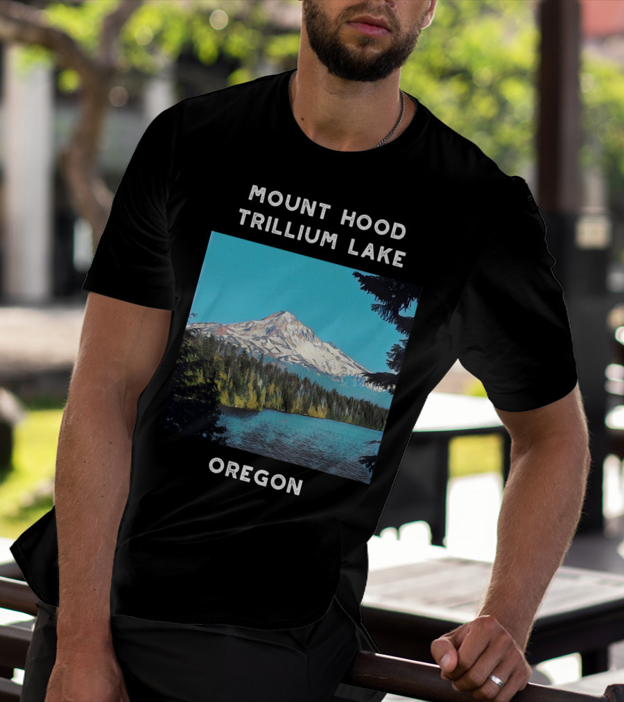 Mount Hood Trillium Lake Oregon T-Shirt