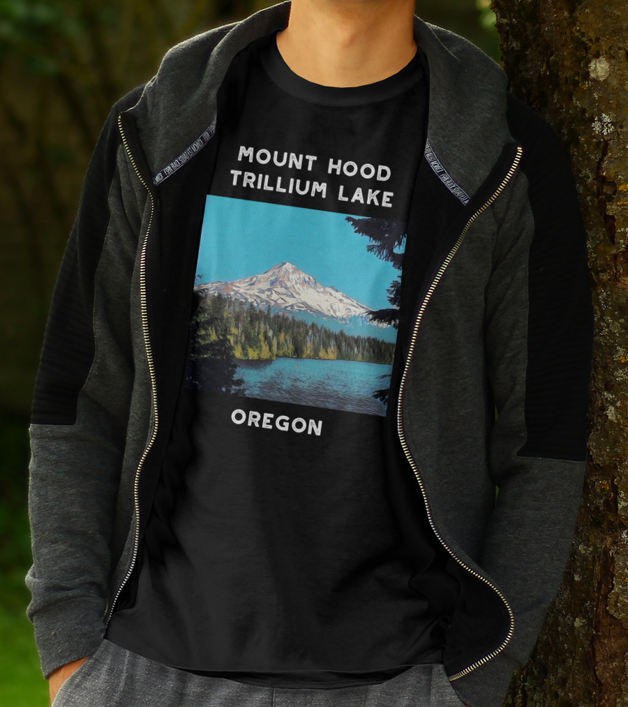 Mount Hood Trillium Lake Oregon T-Shirt