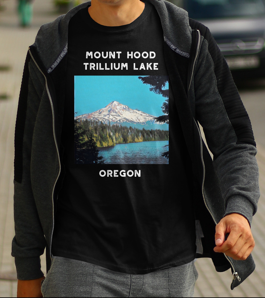 Mount Hood Trillium Lake Oregon T-Shirt