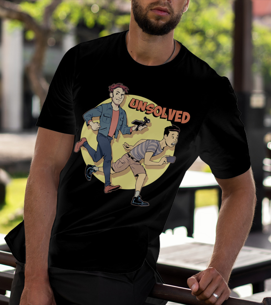 BuzzFeed Unsolved Animated Saturday Morning Mystery Adventure T-Shirt