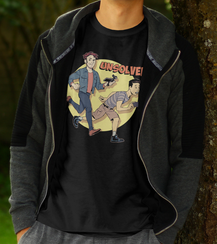 BuzzFeed Unsolved Animated Saturday Morning Mystery Adventure T-Shirt