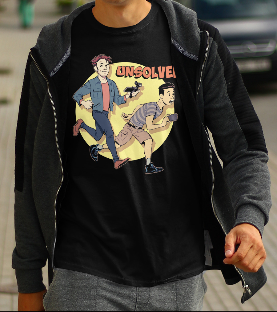 BuzzFeed Unsolved Animated Saturday Morning Mystery Adventure T-Shirt