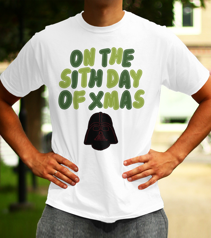 Star Wars Darth Vader On The Sith Day Of Xmas T-Shirt