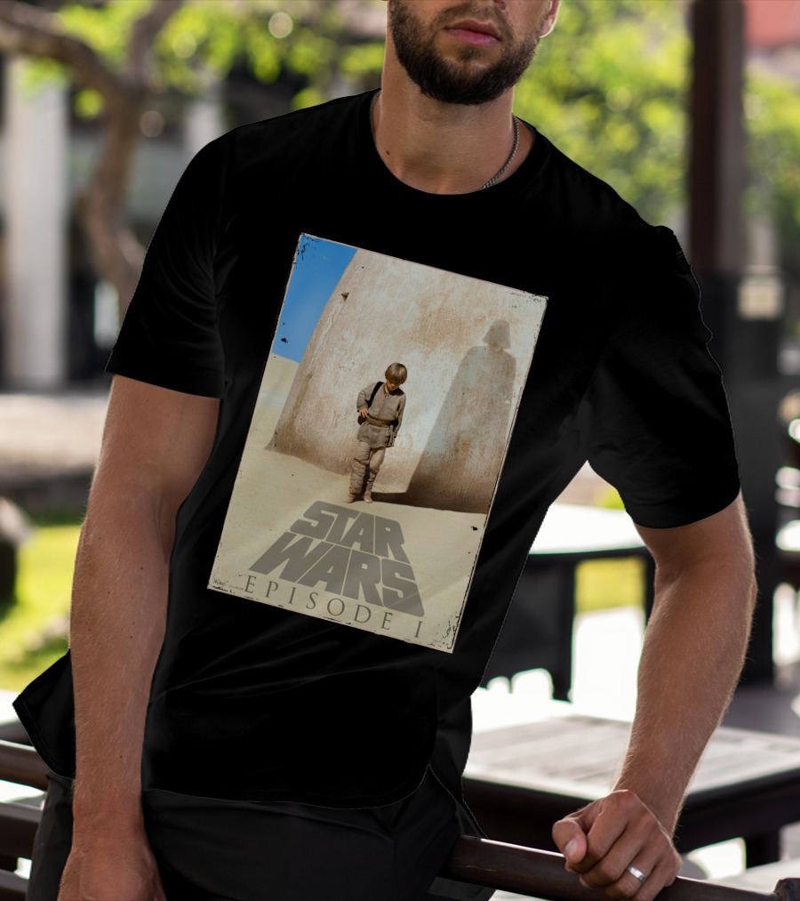 Star Wars Episode I The Phantom Menace Anakin Skywalker Shadow T-Shirt