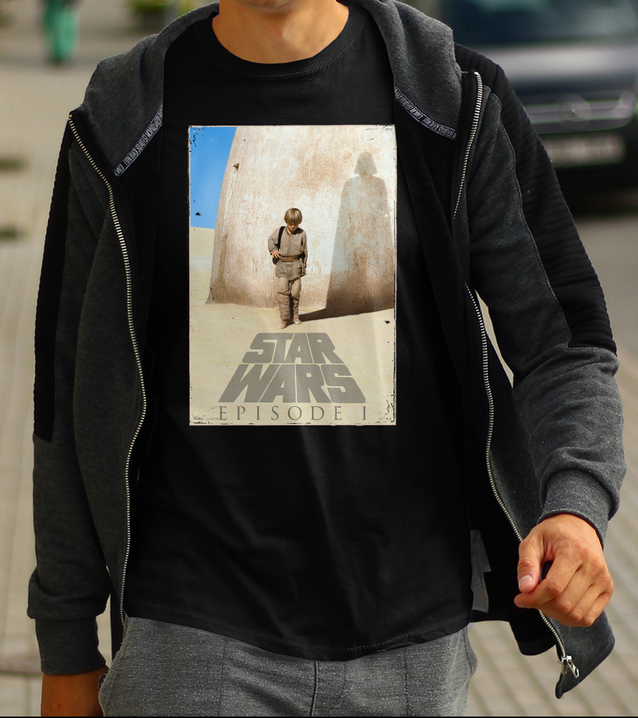 Star Wars Episode I The Phantom Menace Anakin Skywalker Shadow T-Shirt