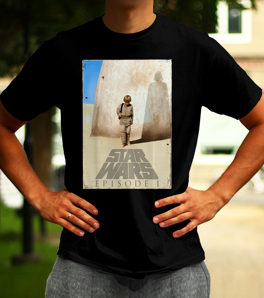 Star Wars Episode I The Phantom Menace Anakin Skywalker Shadow T-Shirt