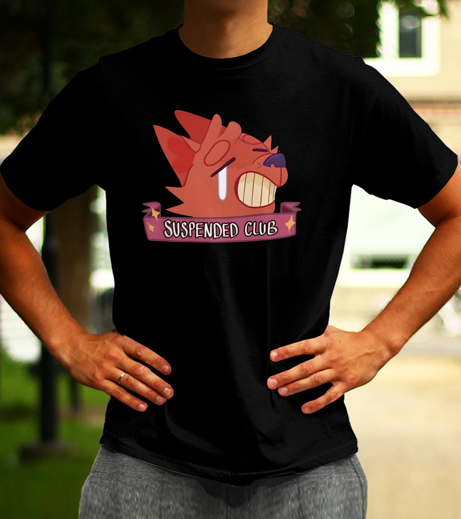 Suspended Club Fox Character T-Shirt