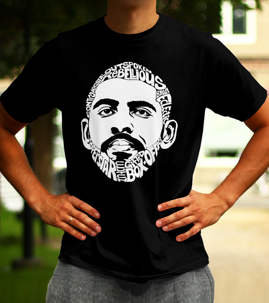 Kyrie Irving NBA Basketball Controversial Outspoken Rebellious T-Shirt