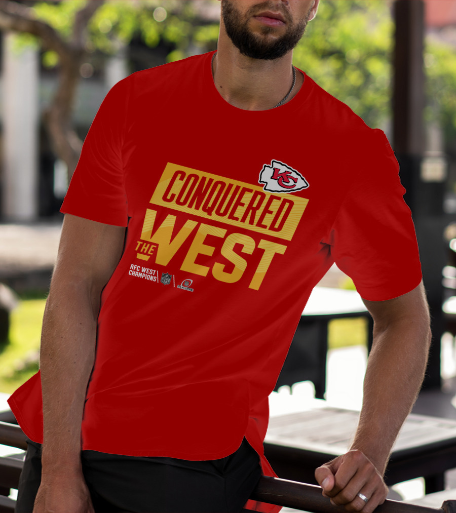 Kansas City Chiefs Conquered The West NFL Playoffs T-Shirt