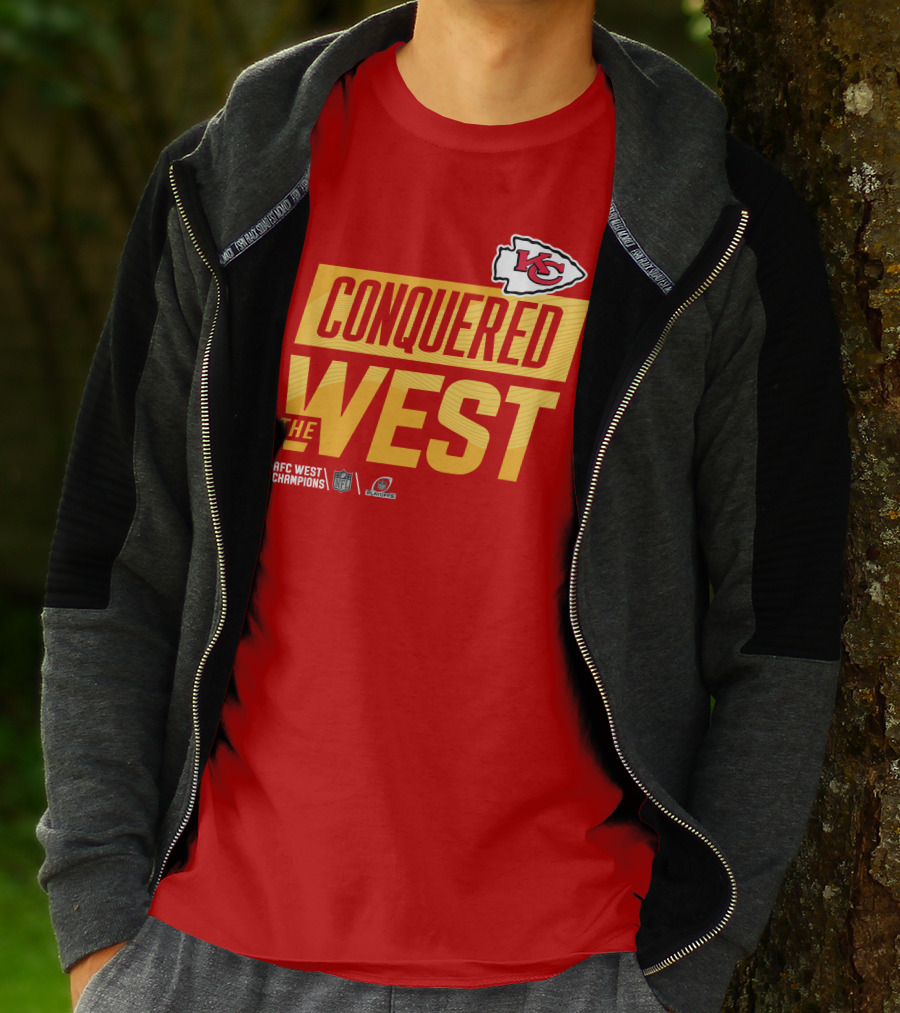 Kansas City Chiefs Conquered The West NFL Playoffs T-Shirt