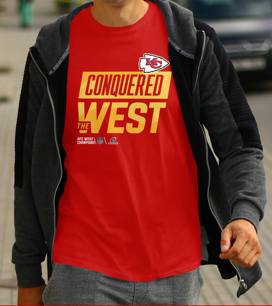Kansas City Chiefs Conquered The West NFL Playoffs T-Shirt