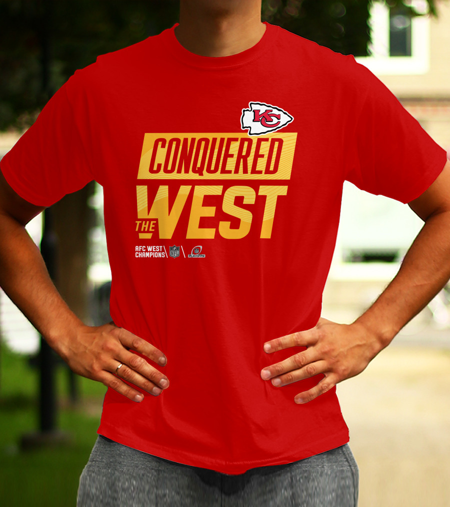 Kansas City Chiefs Conquered The West NFL Playoffs T-Shirt