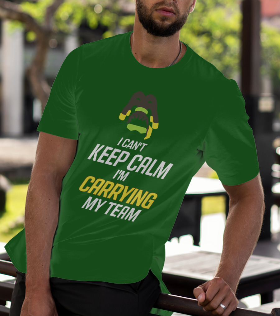 I Can't Keep Calm I'm Carrying My Team Gaming Headset Avatar T-Shirt