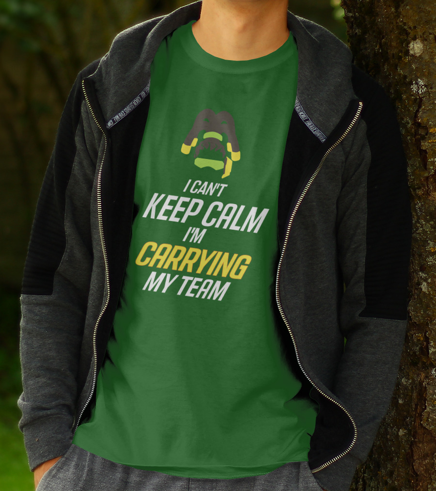 I Can't Keep Calm I'm Carrying My Team Gaming Headset Avatar T-Shirt