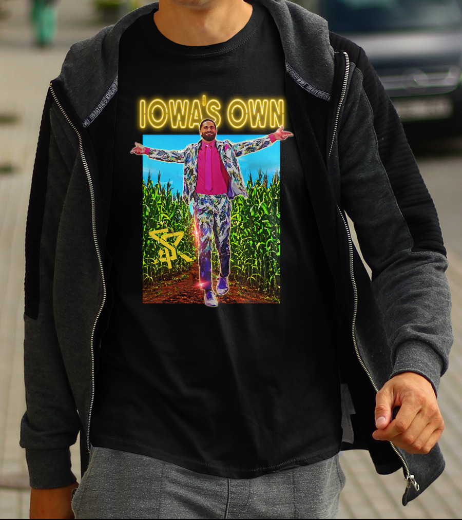Iowa's Own Seth Rollins Cornfield Suit T-Shirt