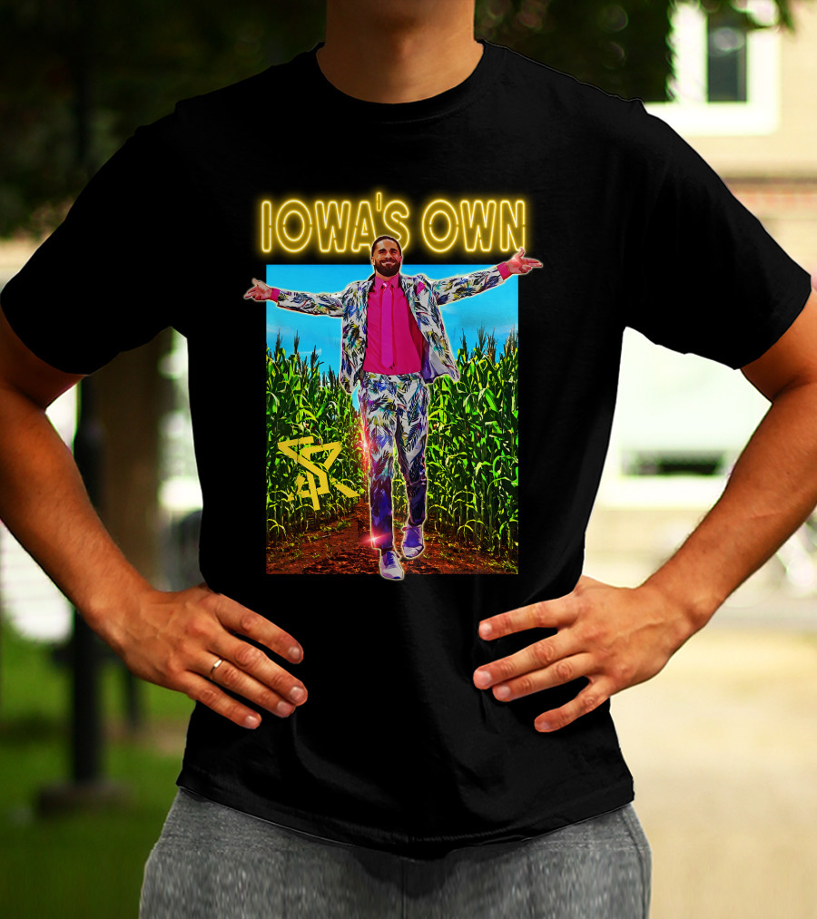 Iowa's Own Seth Rollins Cornfield Suit T-Shirt
