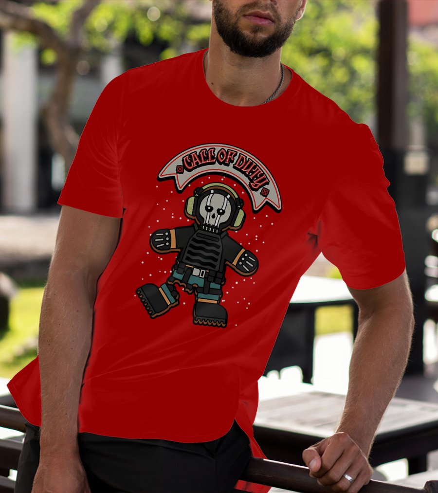 Call Of Duty Soldier Skull Headset T-Shirt