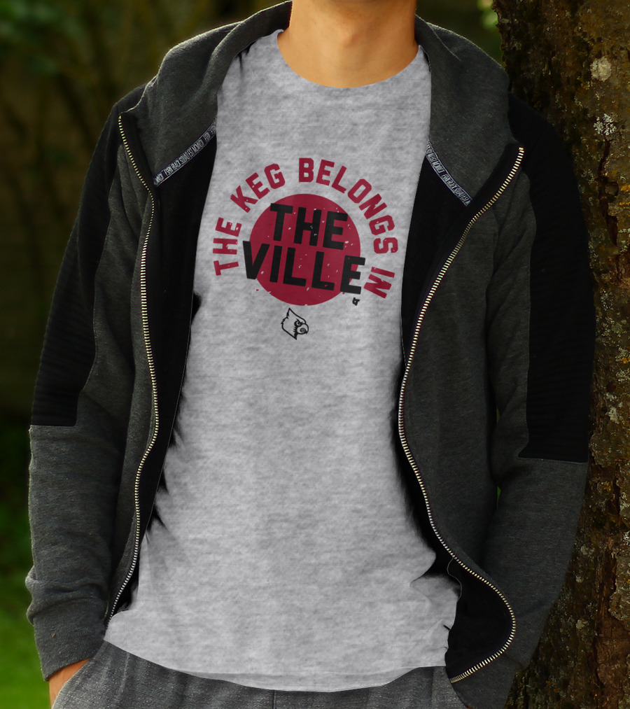 The Keg Belongs In The Ville Cardinal T-Shirt