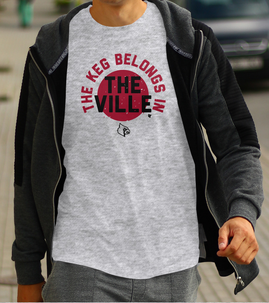 The Keg Belongs In The Ville Cardinal T-Shirt