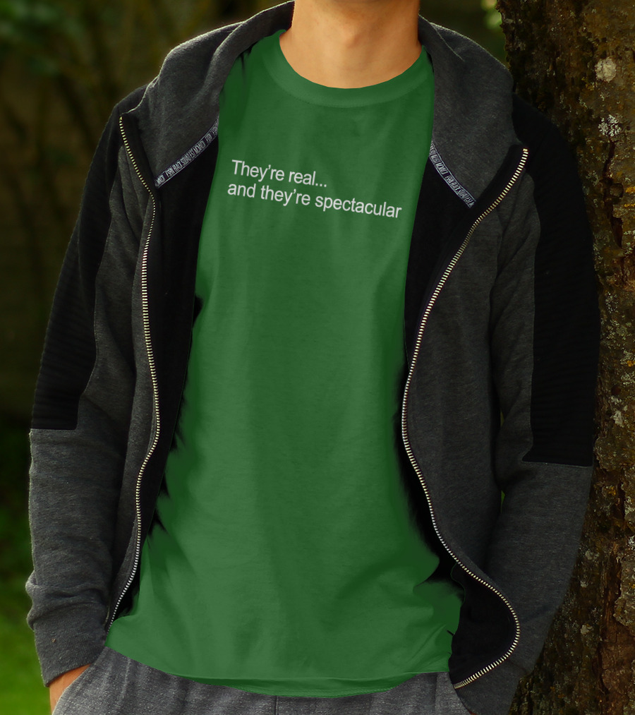 They're Real And They're Spectacular Seinfeld Quote Elaine Benes Fun Retro Phrase T-Shirt