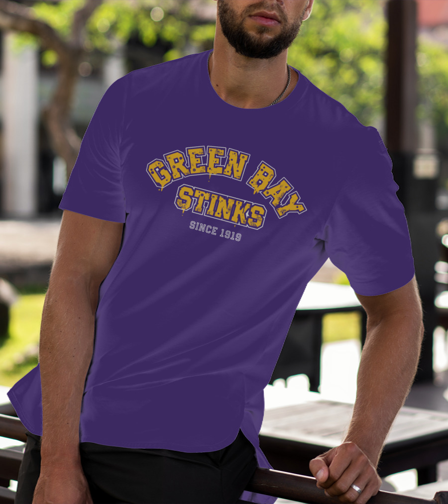 Sotastick Merch Green Bay Stinks John Randle Since 1919 T-Shirt