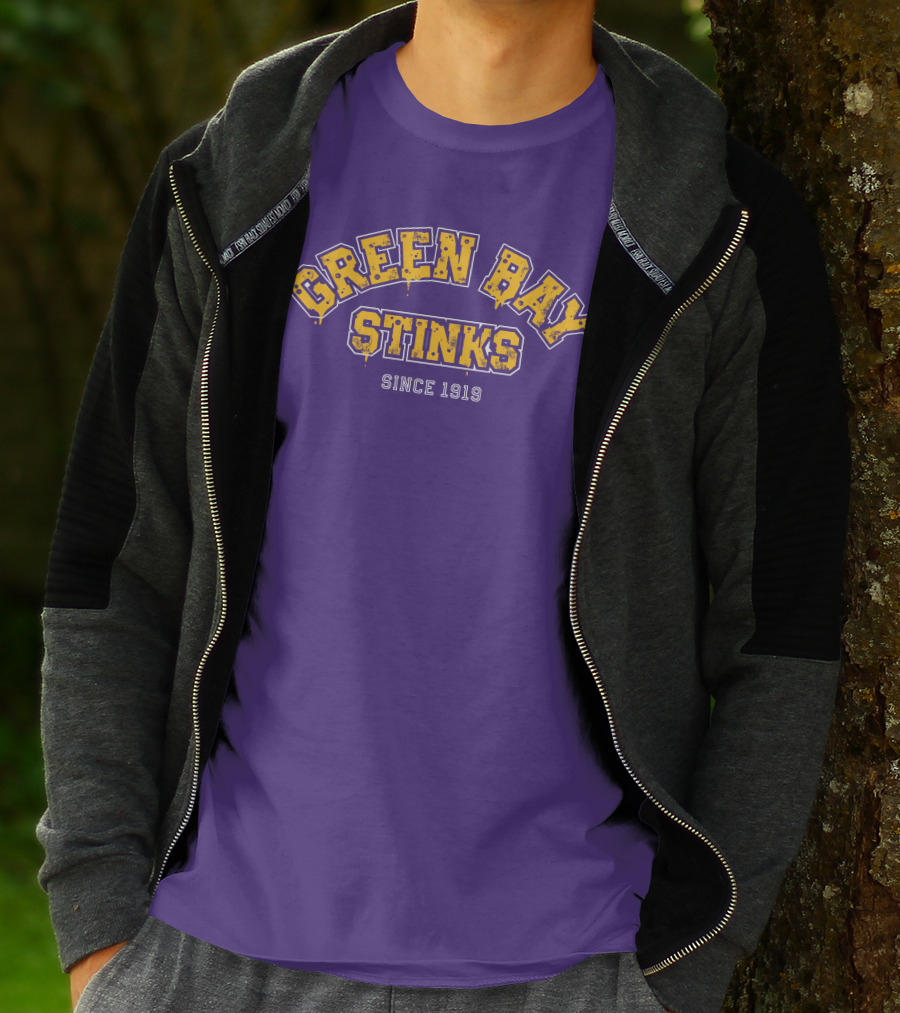 Sotastick Merch Green Bay Stinks John Randle Since 1919 T-Shirt