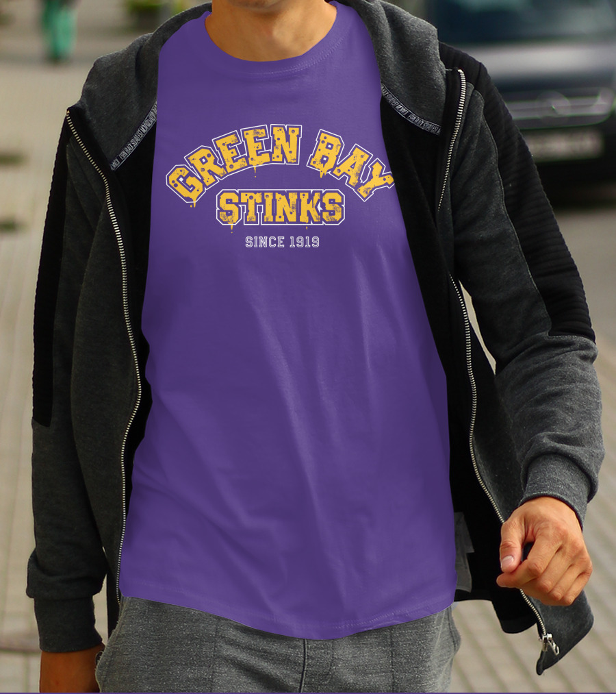 Sotastick Merch Green Bay Stinks John Randle Since 1919 T-Shirt