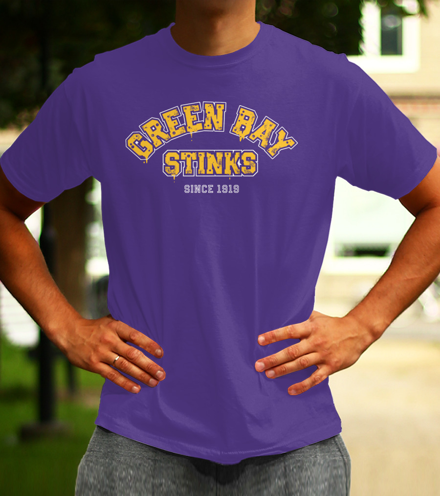 Sotastick Merch Green Bay Stinks John Randle Since 1919 T-Shirt