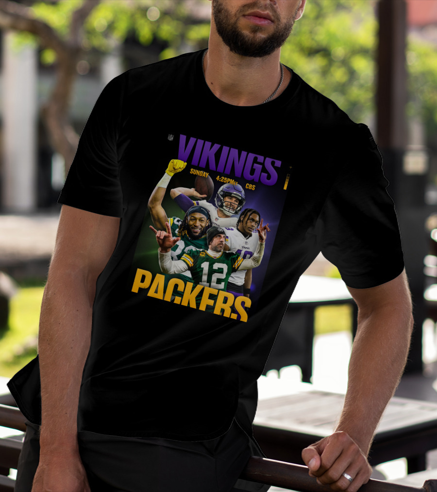 Vikings Packers Sunday 4:25PM CBS T-Shirt