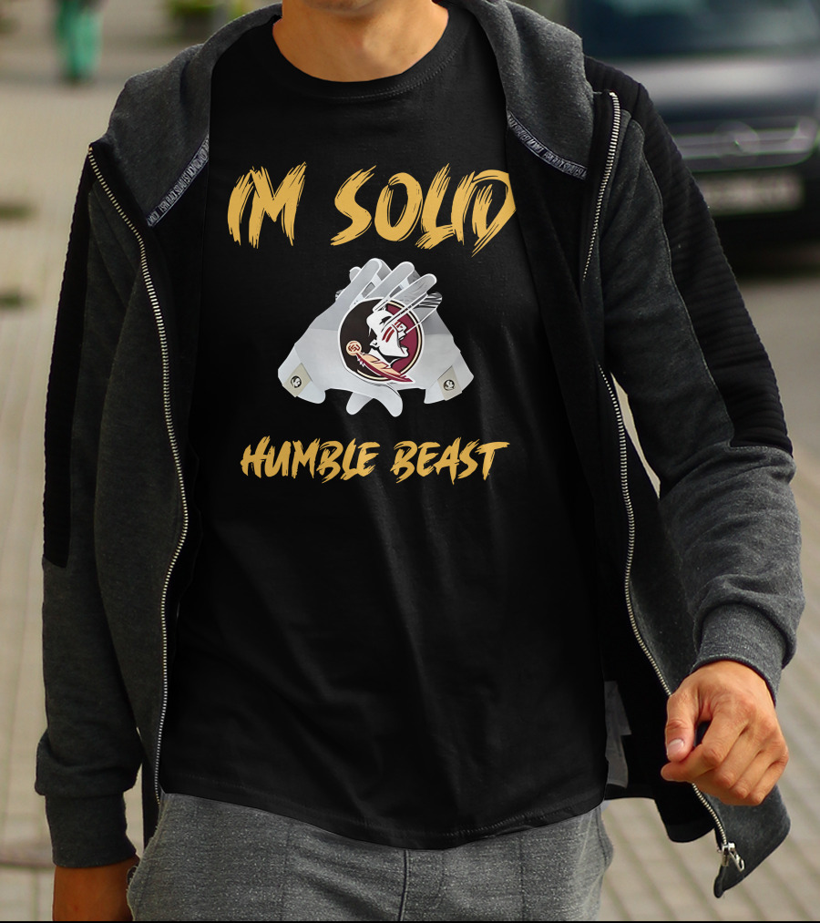 IM SOLID Humble Beast Gloves Tribal T-Shirt