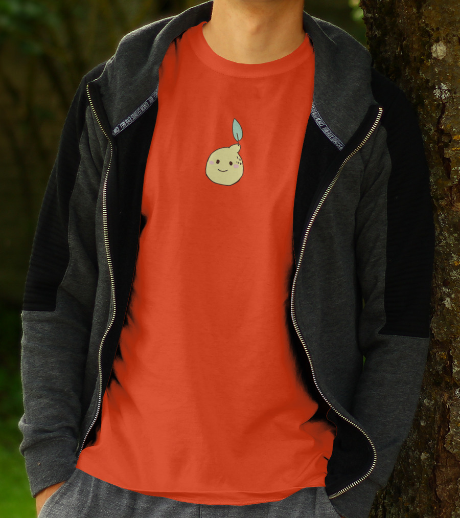 Cavetown Lemon Boy Robbie Leaf Happy Face T-Shirt