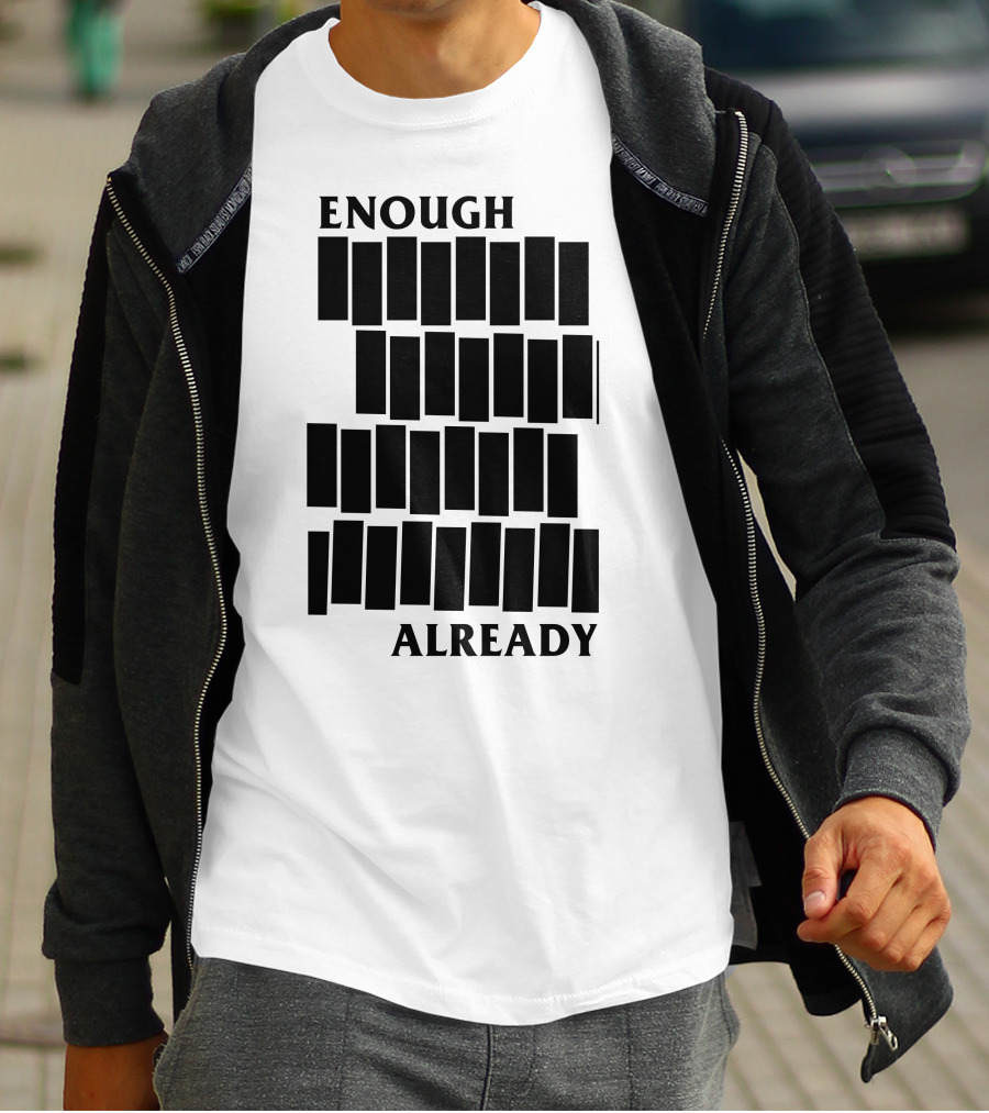 Enough Already Bomb The Music Industry Asian Man Records Merch T-Shirt