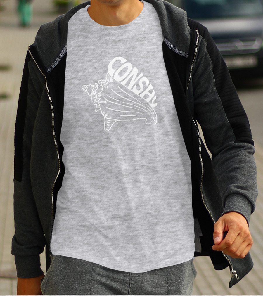 More Than The Curve Conshy Conch Shell T-Shirt