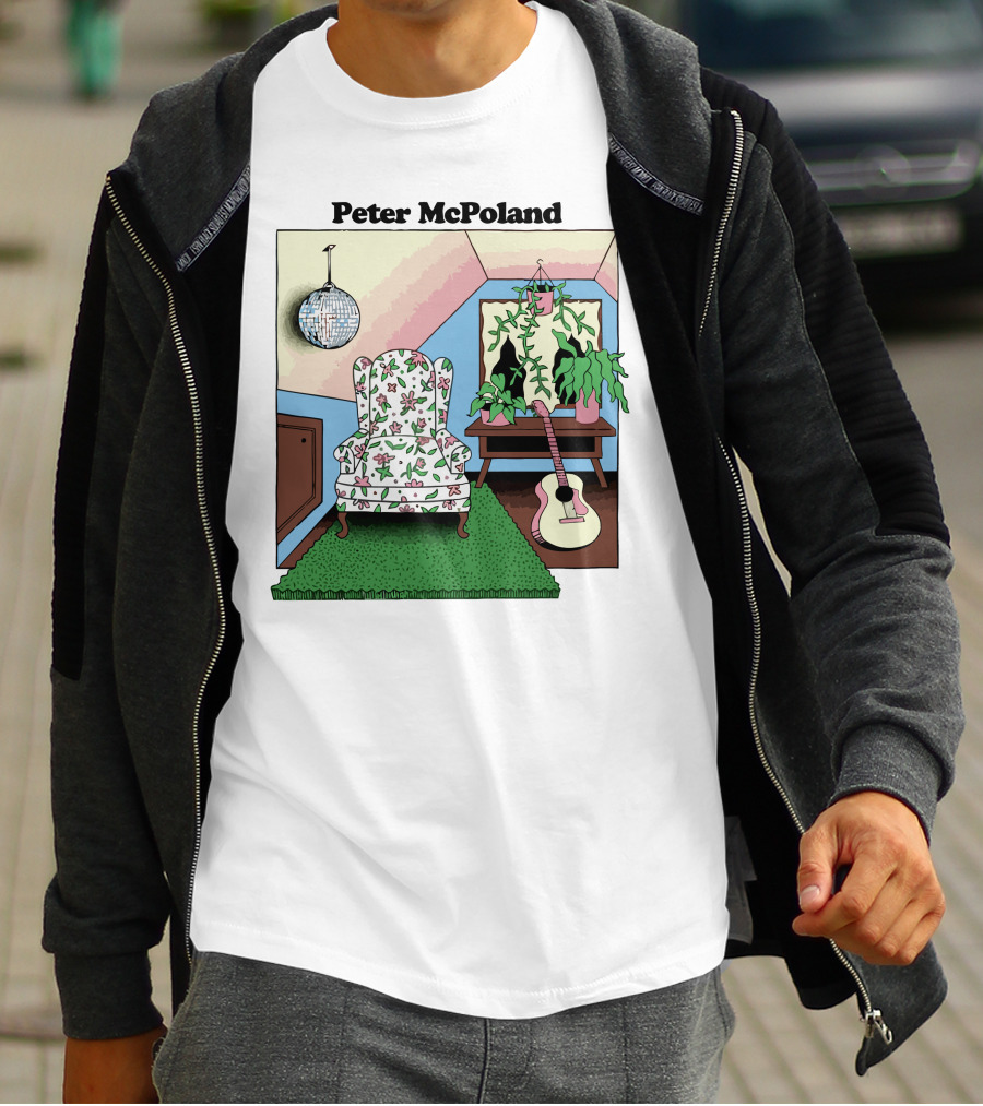Peter McPoland Room With Chair Guitar And Plant T-Shirt