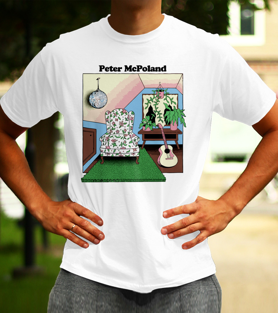 Peter McPoland Room With Chair Guitar And Plant T-Shirt