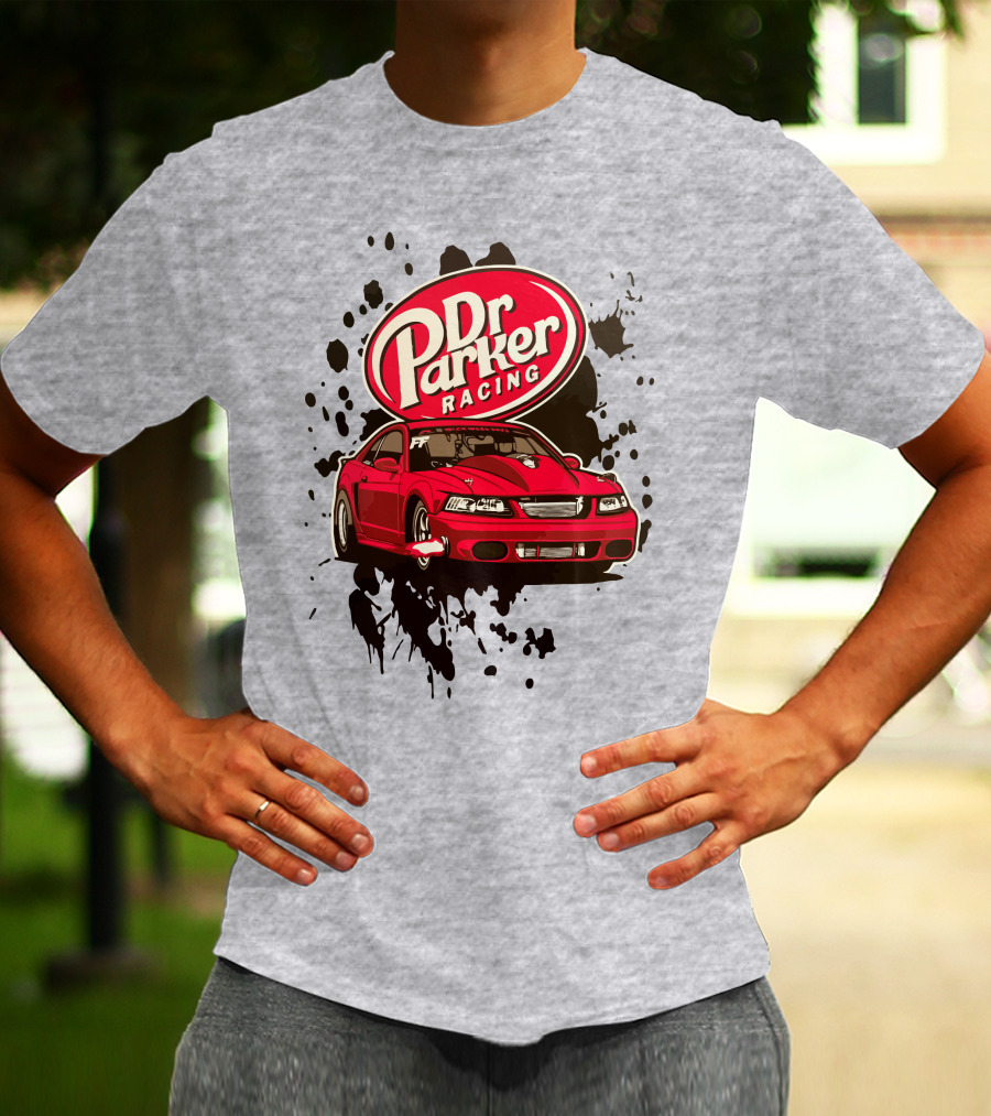 Dr Parker Racing Cleetus McFarland Merch Red Car T-Shirt