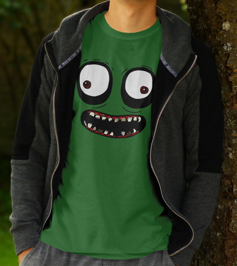 Salad Fingers Creepy Cartoon Eyes And Teeth Merch T-Shirt