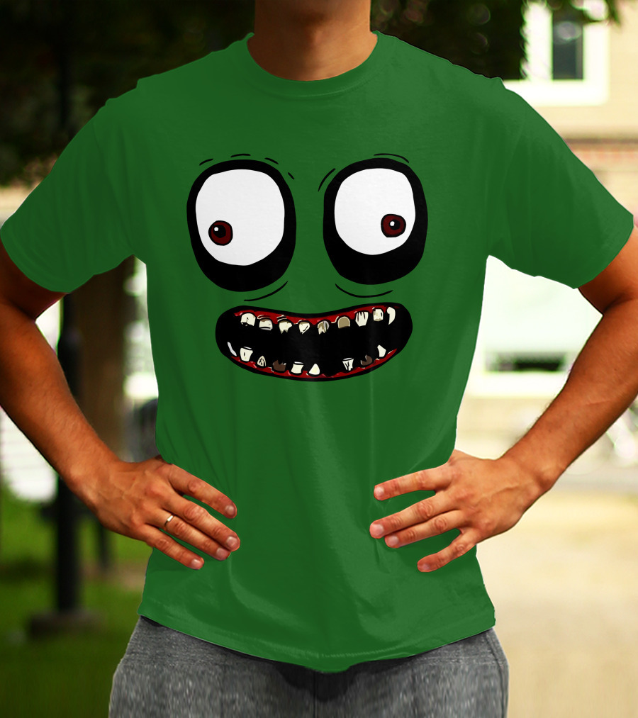 Salad Fingers Creepy Cartoon Eyes And Teeth Merch T-Shirt