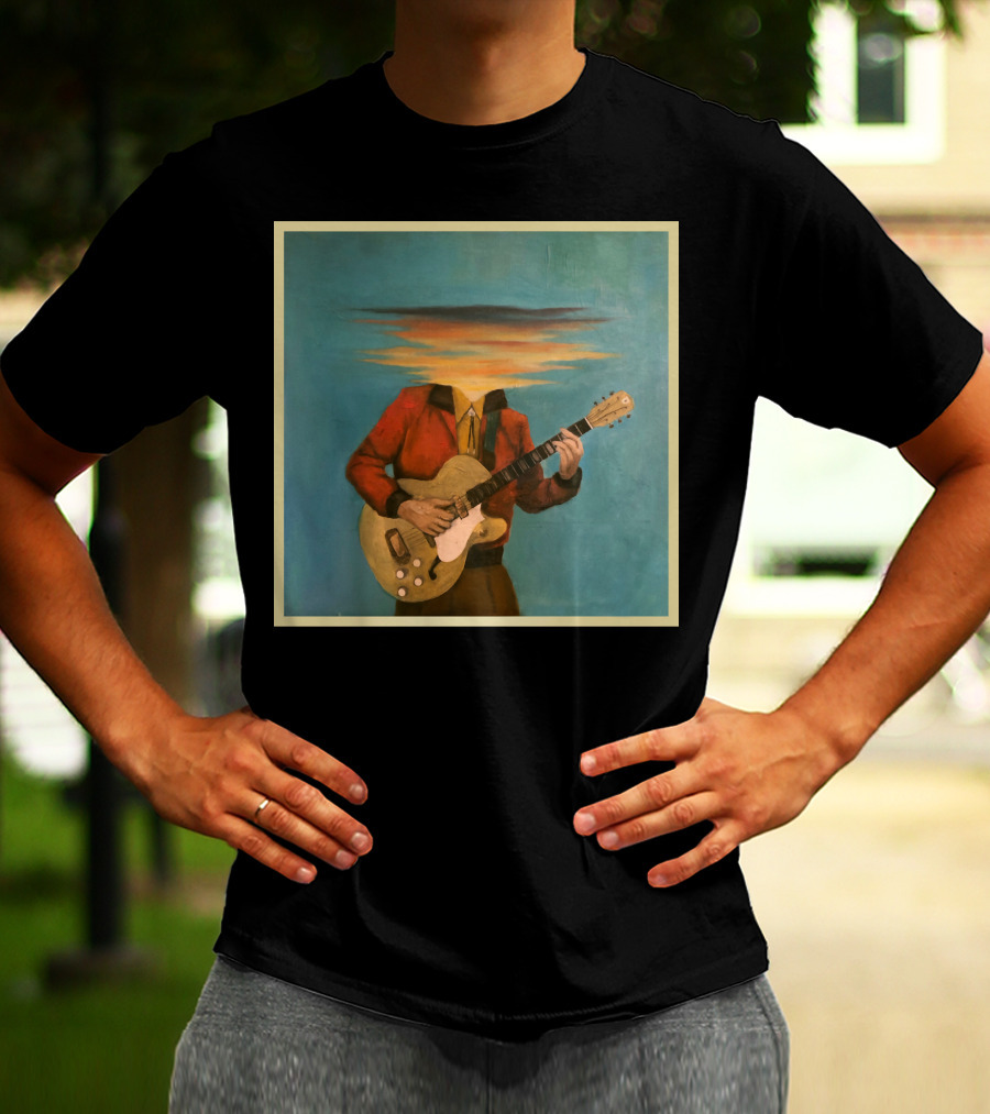 Lord Huron Long Lost Guitarist Surreal Sky Head T-Shirt