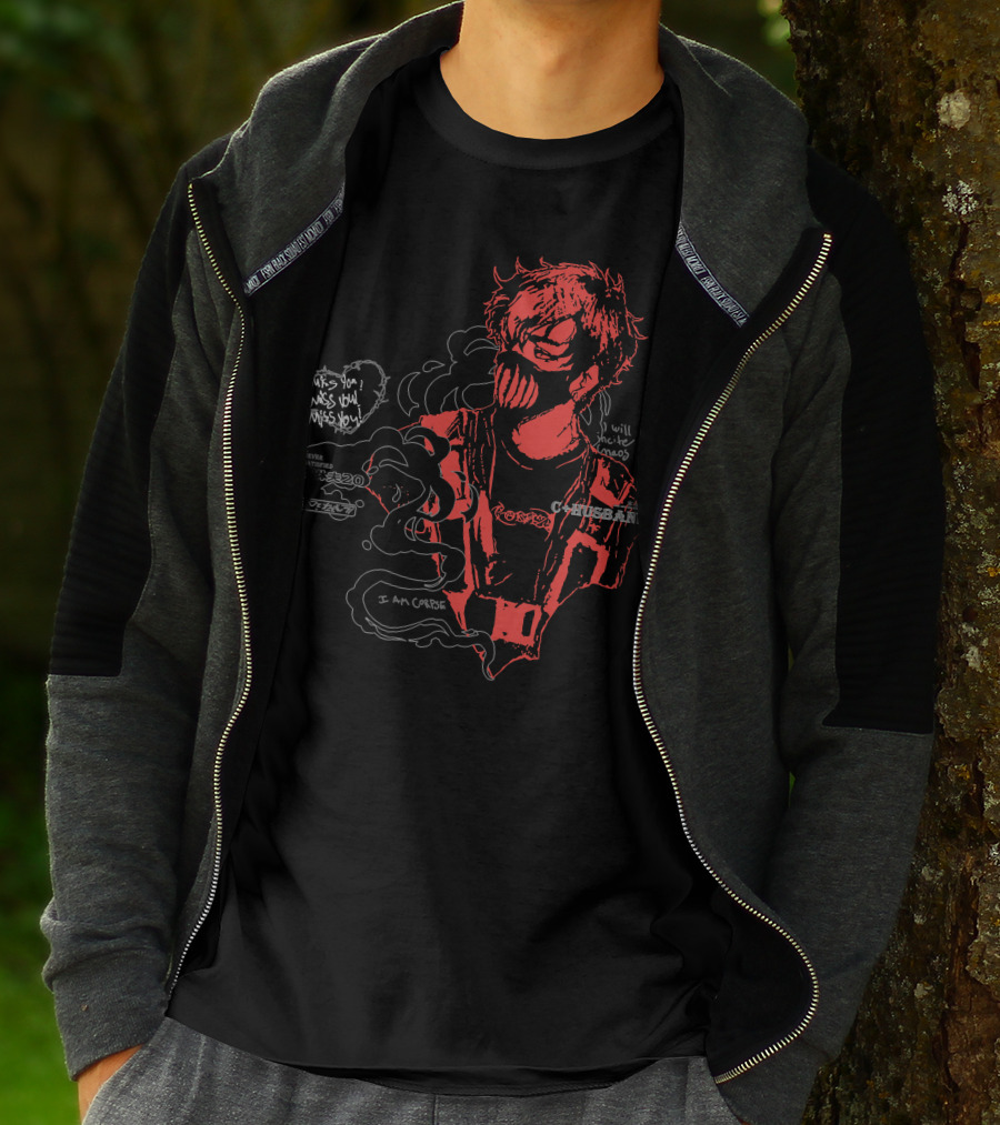 Corpse Husband I Am Corpse Miss You Will Under Ghost T-Shirt