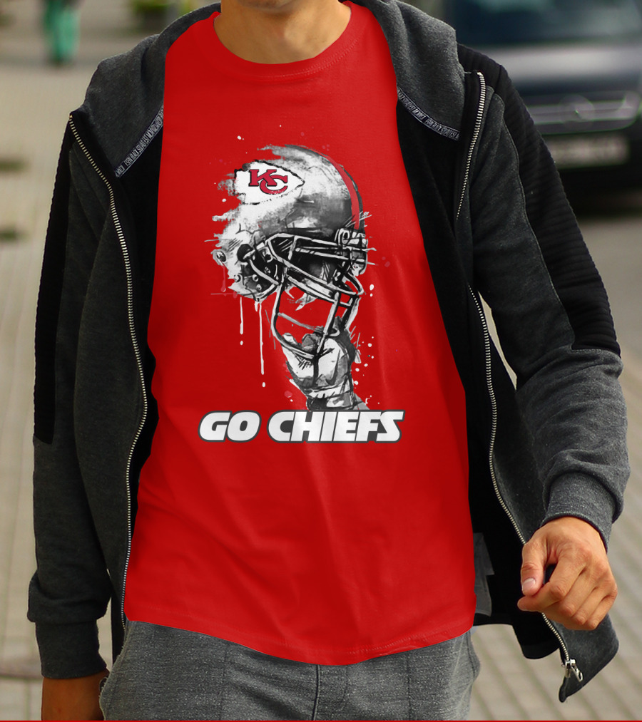Go Chiefs Kc Helmet T-Shirt