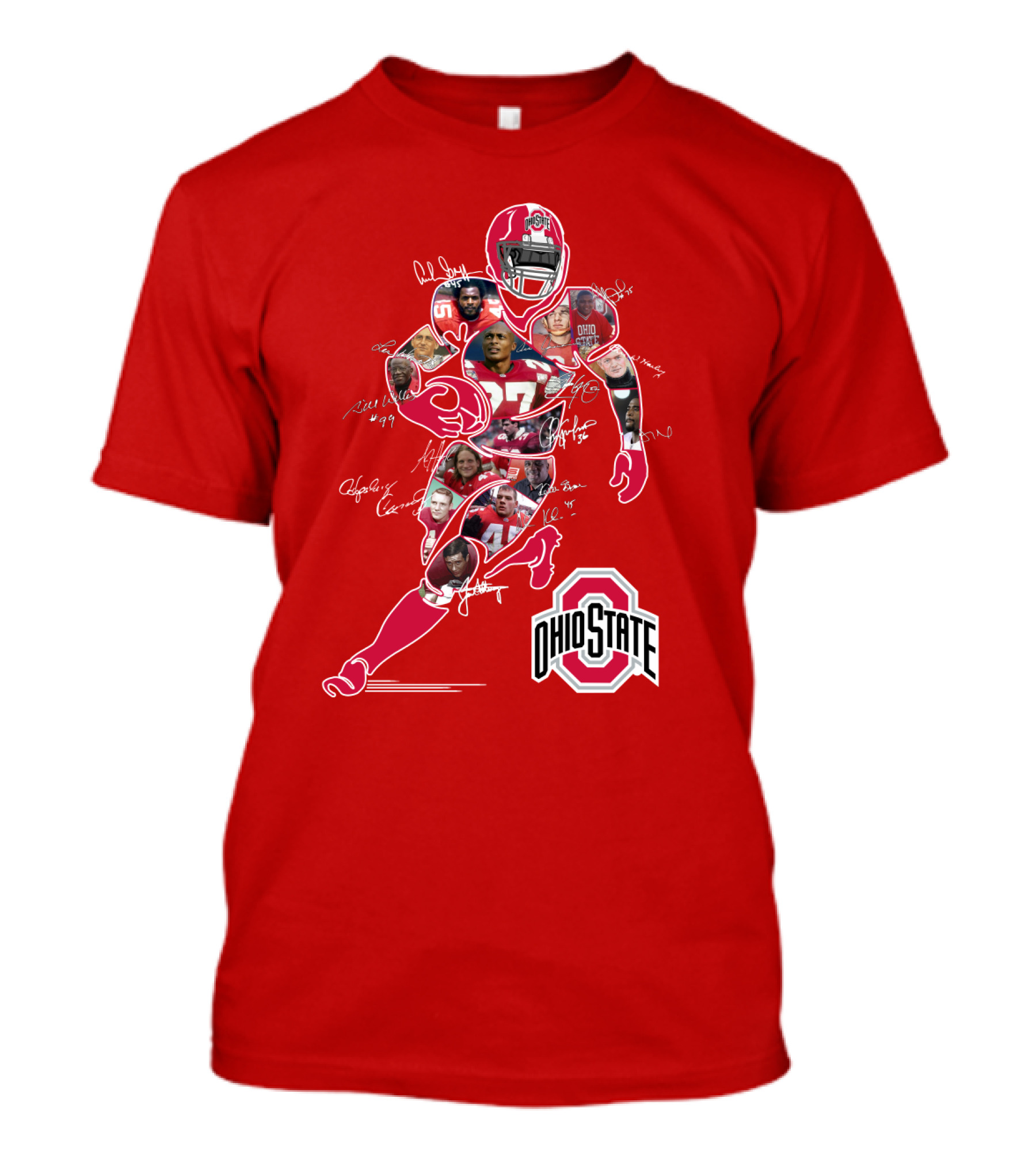Ohio State Buckeyes Football Collage T-Shirt