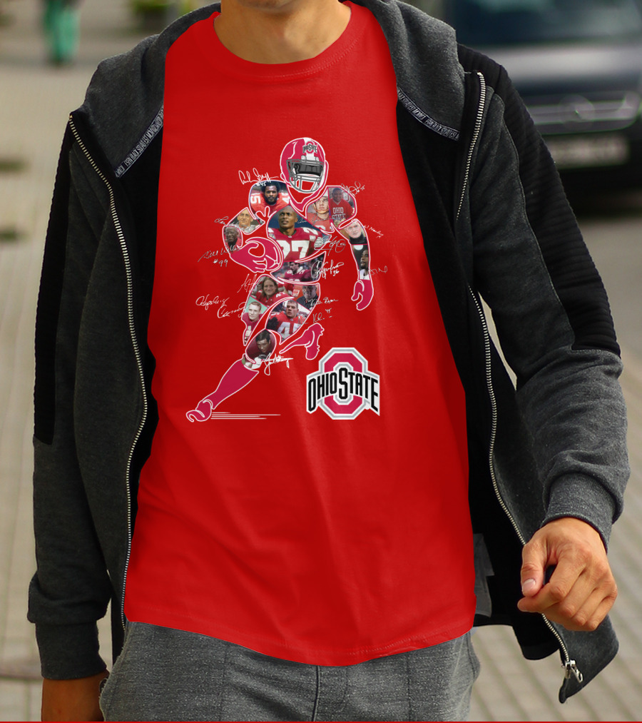 Ohio State Buckeyes Football Collage T-Shirt