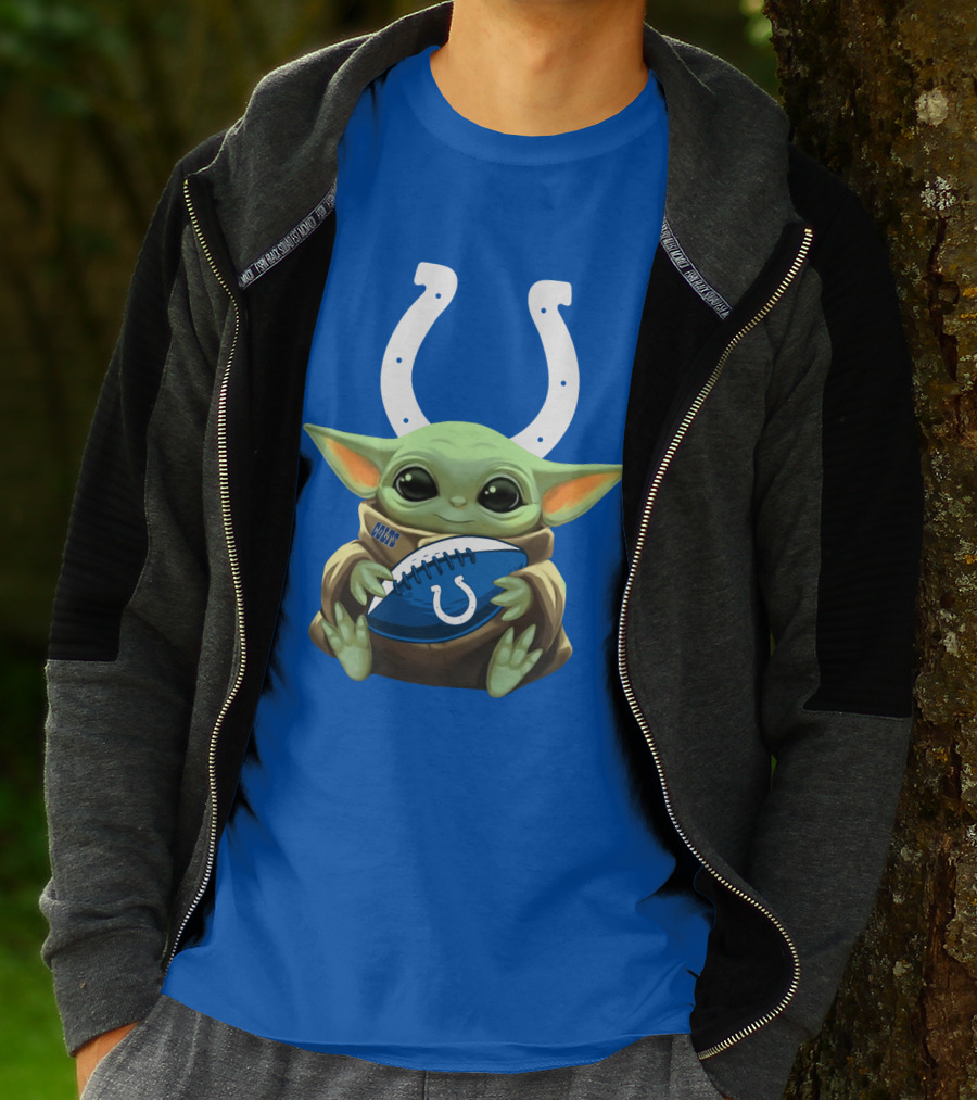 Baby Alien Colts Football Fans T-Shirt